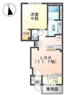 高知県香美市土佐山田町楠目【アパート】の間取り