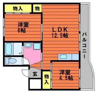 KAI TerraceII【5階】の間取り