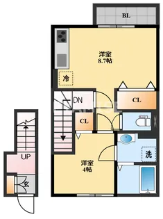 D-room新大村坂口【2階】の間取り