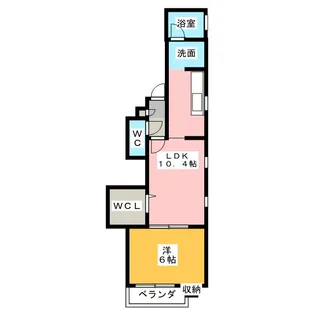ウィステリア403【1階】の間取り