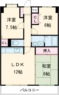 アメニティハイツ杏栄館【1階】の間取り