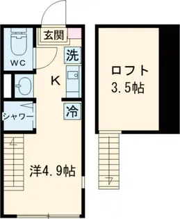 JUNE【1階】の間取り