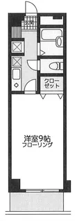 1Kの間取り画像