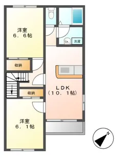 セピアパレス【2階】の間取り