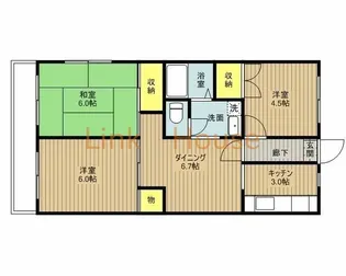 東京都江戸川区船堀5【マンション】の間取り