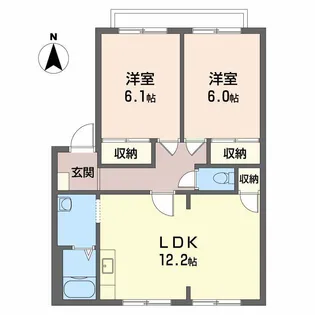 フレグランス円座 D棟【1階】の間取り