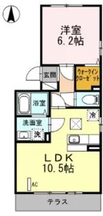 神奈川県厚木市妻田西3【アパート】の間取り