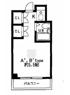 アメニティ白山【2階】の間取り