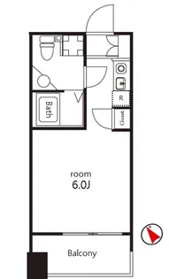東京都港区虎ノ門3【マンション】の間取り