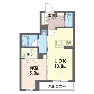 シャルマン レジデンス【1階】の間取り