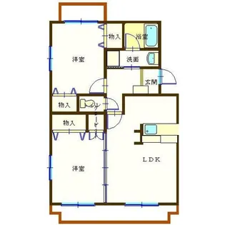 アムール高田【4階】の間取り