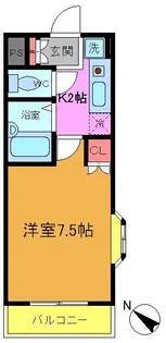 ルピナスkikuyo【3階】の間取り