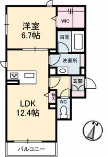 LaVita(ラ・ヴィータ)【2階】の間取り