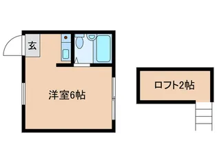 シャト-レグレ-ス【2階】の間取り