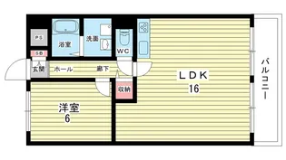 大阪府豊中市箕輪3【マンション】の間取り