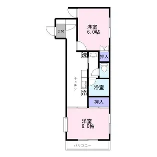 レスポワール【1階】の間取り