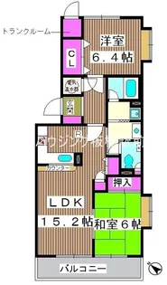 ガーデンクレス【1階】の間取り