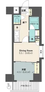 日神デュオステージ浅草【12階】の間取り