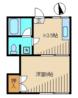 坂上コーポ【2階】の間取り
