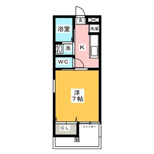 シャンテAT【1階】の間取り