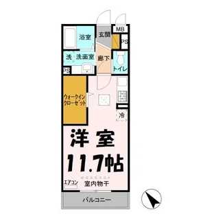 Tryall【1階】の間取り