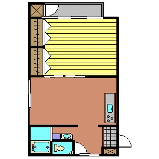 山形県山形市鉄砲町3【マンション】の間取り