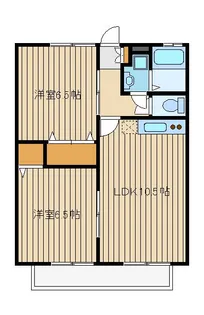アルカディア【1階】の間取り