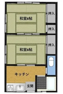 さつき荘【2階】の間取り