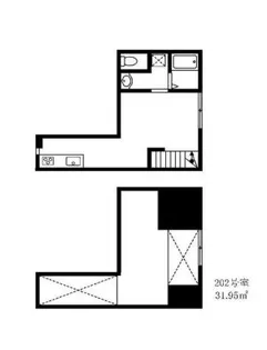 シェモア駒込【1階】の間取り