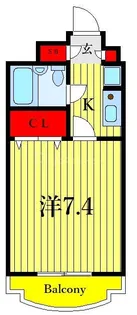 メゾン南行徳【3階】の間取り