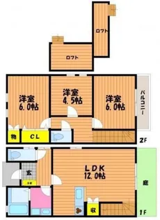 グランドソレーユ【1階】の間取り