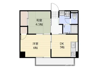 セントラルコーポ【5階】の間取り