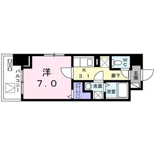 埼玉県川口市川口4【マンション】の間取り