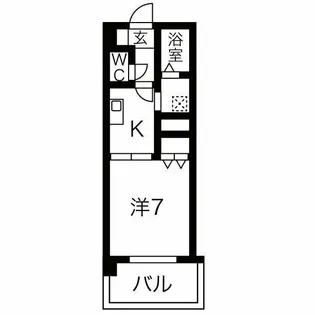 サンビレッジ白金【4階】の間取り
