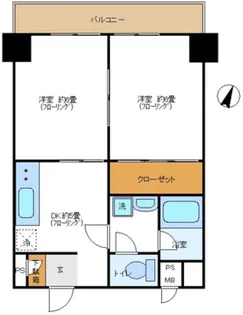 日興パレス南麻布【5階】の間取り