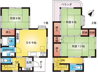 埼玉県さいたま市見沼区大字新堤【一戸建】の間取り