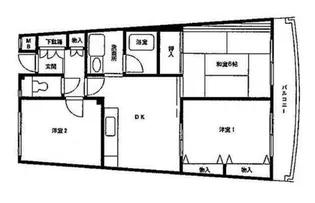 神奈川県横浜市緑区長津田7【マンション】の間取り