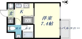 GROOVE城東【5階】の間取り