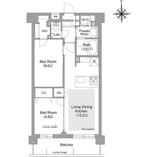 コンフォリア・リヴ文京護国寺の間取り
