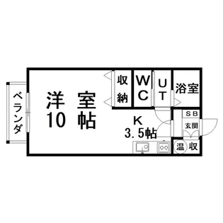 Reve芦野【3階】の間取り