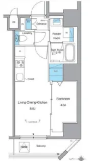 ルフォンリヴェント池袋【9階】の間取り
