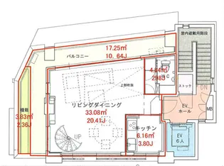 グランマーレ上原の間取り