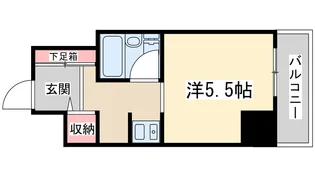 スペランツア出雲天満橋【2階】の間取り