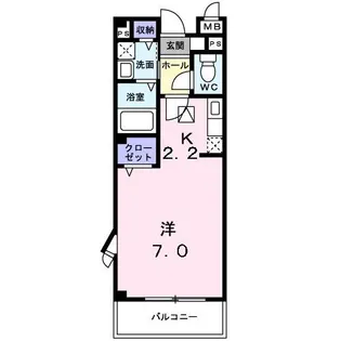 キングハウスIII【1階】の間取り