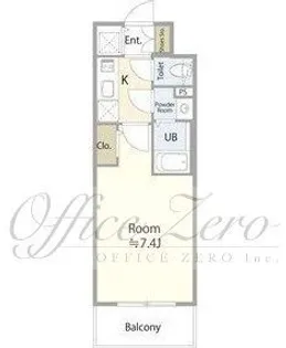 エスリード桜山ル・ヴェール【8階】の間取り