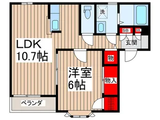 ア・ネスタA棟【1階】の間取り