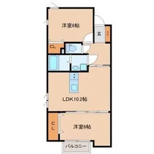 仮称)愛子東5丁目新築AP【2階】の間取り