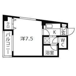 エルパラッツォ日本橋【4階】の間取り