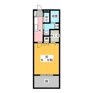 グリーンフィールドB【1階】の間取り