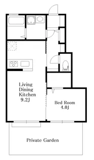 K吉祥寺【1階】の間取り